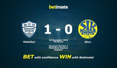 Middelfart vs Skive Prediction، شانس و نکات شرط بندی 2023/11/18