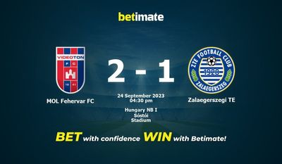 MOL Fehervar FC vs Zalaegerszegi TE پیش بینی، شانس و نکات شرط بندی 2023/09/24