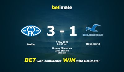 Molde vs Haugesund پیش بینی، شانس و نکات شرط بندی 05/04/2025