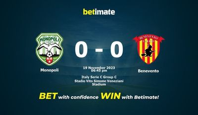 Monopoli vs Benevento پیش بینی، شانس و نکات شرط بندی 2023/11/19