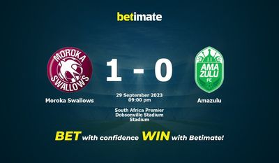 Moroka Swallows vs Amazulu: پیش بینی، شانس و نکات شرط بندی 2023/09/29