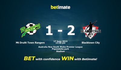 پیش بینی، شانس و نکات شرط بندی Mt Druitt Town Rangers vs Blacktown City 2023/06/17
