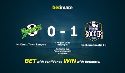 Mt Druitt Town Rangers vs Canberra Croatia FC FC پیش بینی، شانس و نکات شرط بندی 08/04/2023