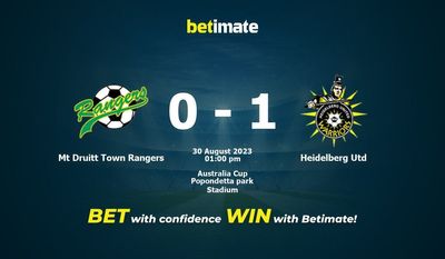 پیش بینی، شانس و نکات شرط بندی Mt Druitt Town Rangers vs Heidelberg Utd 2023/08/30