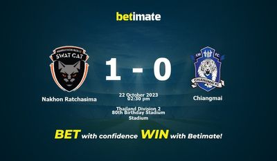 Nakhon Ratchasima vs Chiangmai پیش بینی، شانس و نکات شرط بندی 2023/10/22