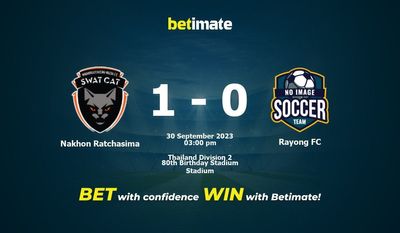 Nakhon Ratchasima vs Rayong FC پیش بینی، شانس و نکات شرط بندی 2023/09/30