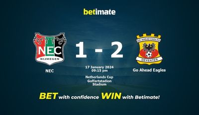NEC vs Go Ahead Eagles پیش بینی، شانس و نکات شرط بندی 2024/01/17