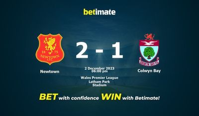پیش بینی، شانس و نکات شرط بندی نیوتاون vs Colwyn Bay 2023/12/02