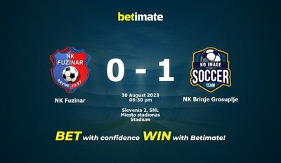 NK Fuzinar vs NK Brinje Grosuplje پیش بینی، شانس و نکات شرط بندی 2023/08/30