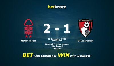 Nottm Forest vs Bournemouth پیش بینی، شانس و نکات شرط بندی 2023/12/23