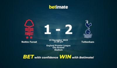 پیش بینی، شانس و نکات شرط بندی Nottm Forest vs Tottenham 2023/12/15