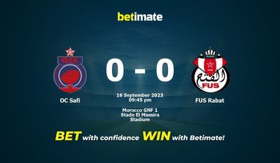 OC Safi vs FUS Rabat پیش بینی، شانس و نکات شرط بندی 2023/09/16