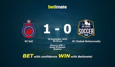 OC Safi vs SC Chabab Mohammedia پیش بینی، شانس و نکات شرط بندی 2023/09/30