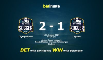 Olympiakos B vs Egaleo پیش بینی، شانس و نکات شرط بندی 2024/02/19