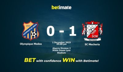 Olympique Medea vs SC Mecheria: پیش بینی، شانس و نکات شرط بندی 12/01/2023