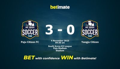Paju Citizen FC vs Yangju Citizen پیش بینی، شانس و نکات شرط بندی 11/04/2023