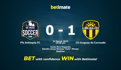 Pfa Antioquia FC vs CS Uruguay de Coronado پیش بینی، شانس و نکات شرط بندی 2025/03/24