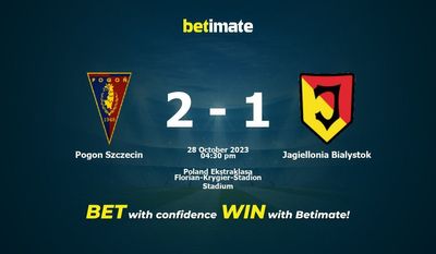Pogon Szczecin vs Jagiellonia Bialystok پیش بینی، شانس و نکات شرط بندی 2023/10/28