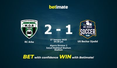 RC Arba vs ایالات متحده Bechar Djedid پیش بینی، شانس و نکات شرط بندی 2025/01/27