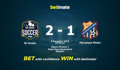 RC Kouba vs Olympique Medea پیش بینی، شانس و نکات شرط بندی 12/08/2023