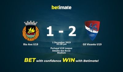 Rio Ave U19 vs Gil Vicente U19 پیش بینی، شانس و نکات شرط بندی 12/01/2023