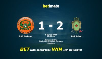 RSB Berkane vs FAR Rabat پیش بینی، شانس و نکات شرط بندی 03/06/2024