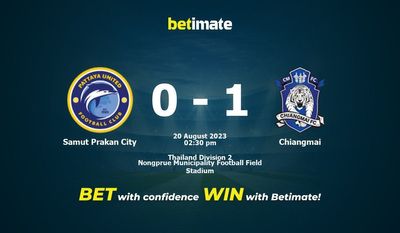 Samut Prakan City vs Chiangmai: پیش بینی، شانس و نکات شرط بندی 2023/08/20