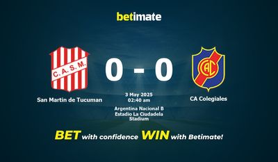 سن مارتین د توکومان vs CA Colegiales پیش بینی، شانس و نکات شرط بندی 05/02/2025