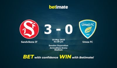 پیشبینی، ضرایب و نکات شرطبندی Sandvikens IF در مقابل Umea FC 05/10/2025
