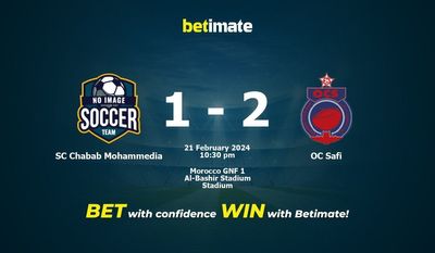 SC Chabab Mohammedia vs OC Safi پیش بینی، شانس و نکات شرط بندی 2024/02/21