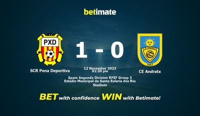 SCR Pena Deportiva در مقابل CE Andratx پیش بینی، شانس و نکات شرط بندی 11/12/2023
