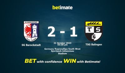 SG Barockstadt vs TSG Balingen پیش بینی، شانس و نکات شرط بندی 2023/10/21