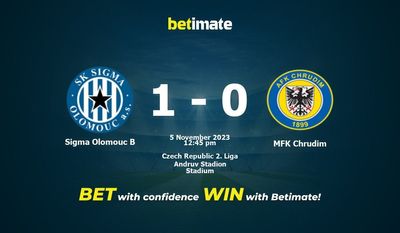 Sigma Olomouc B vs MFK Chrudim Prediction, Odds & Betting Tips 11/05/2023