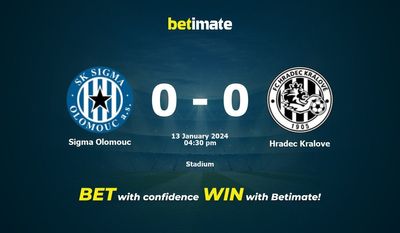 Sigma Olomouc vs Hradec Kralove پیش بینی، شانس و نکات شرط بندی 2024/01/13