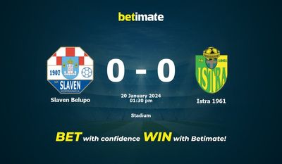 Slaven Belupo vs Istra 1961 پیش بینی، شانس و نکات شرط بندی 2024/01/20
