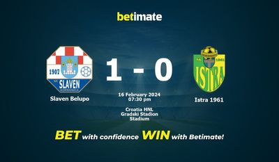 Slaven Belupo vs Istra 1961 پیش بینی، شانس و نکات شرط بندی 2024/02/16