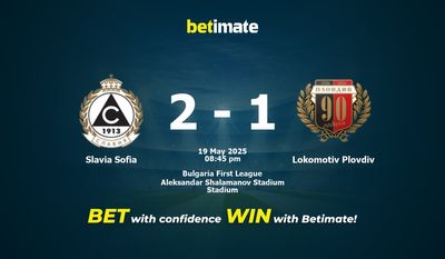 Slavia Sofia vs Lokomotiv Plovdiv پیش بینی، شانس و نکات شرط بندی 2025/05/19