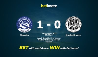 Slovacko vs Hradec Kralove پیش بینی، شانس و نکات شرط بندی 11/04/2023