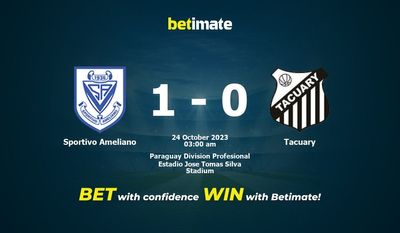 Sportivo Ameliano vs Tacuary Prediction، شانس و نکات شرط بندی 2023/10/23