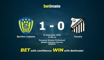 Sportivo Luqueno vs Tacuary Prediction، شانس و نکات شرط بندی 09/10/2023
