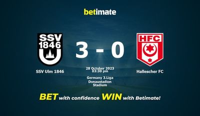 SSV Ulm 1846 vs Hallescher FC پیش بینی، شانس و نکات شرط بندی 2023/10/28