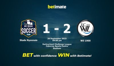Stade Nyonnais vs Wil 1900 پیش بینی، شانس و نکات شرط بندی 2023/09/26