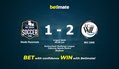 Stade Nyonnais vs Wil 1900 پیش بینی، شانس و نکات شرط بندی 04/04/2025