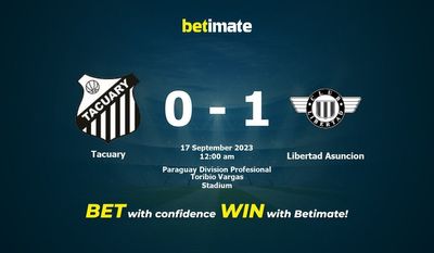 Tacuary vs Libertad Asuncion پیش بینی، شانس و نکات شرط بندی 2023/09/16