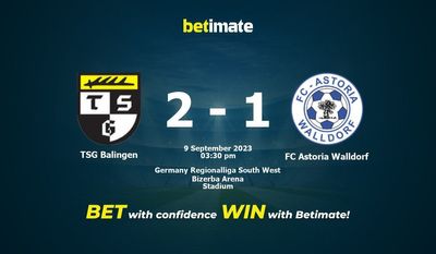 TSG Balingen vs FC Astoria Walldorf پیش بینی، شانس و نکات شرط بندی 09/09/2023