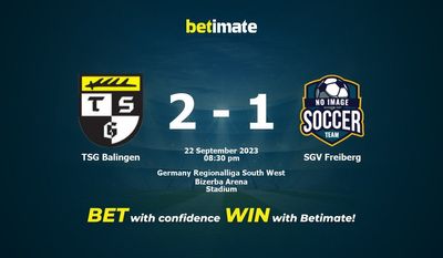 TSG Balingen vs SGV Freiberg پیش بینی، شانس و نکات شرط بندی 2023/09/22