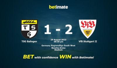 TSG Balingen vs VfB Stuttgart II پیش بینی، شانس و نکات شرط بندی 2023/08/29