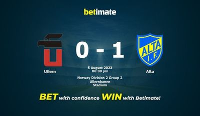 Ullern vs Alta Prediction، شانس و نکات شرط بندی 08/05/2023