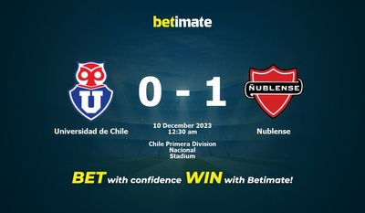 Universidad de Chile vs Nublense Prediction، شانس و نکات شرط بندی 12/09/2023