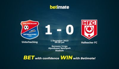 Unterhaching vs Hallescher FC پیش بینی، شانس و نکات شرط بندی 12/01/2023